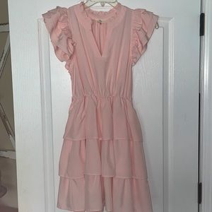 Worn 1 time. Light pink dress size Small